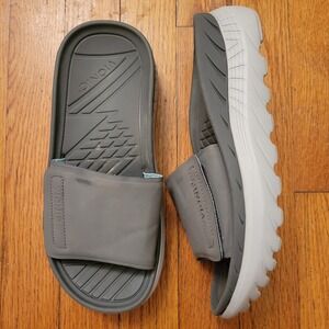 Vionic‎ Rejuvenate Gray Platform Slide Sandals 7 Orthotic Comfort Summer Travel